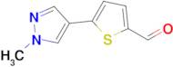 5-(1-Methyl-1h-pyrazol-4-yl)thiophene-2-carbaldehyde