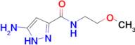 5-amino-N-(2-methoxyethyl)-1H-pyrazole-3-carboxamide