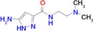 5-amino-N-[2-(dimethylamino)ethyl]-1H-pyrazole-3-carboxamide