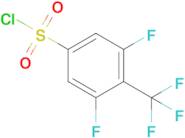 3,5-Difluoro-4-(trifluoromethyl)benzene-1-sulfonyl chloride