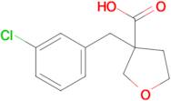 3-[(3-chlorophenyl)methyl]oxolane-3-carboxylic acid