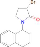 3-Bromo-1-(1,2,3,4-tetrahydronaphthalen-1-yl)pyrrolidin-2-one