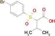 2-(4-Bromobenzenesulfonyl)-3-methylbutanoic acid