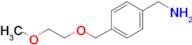 {4-[(2-methoxyethoxy)methyl]phenyl}methanamine