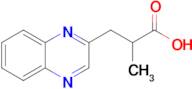 2-Methyl-3-(quinoxalin-2-yl)propanoic acid