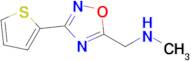 Methyl({[3-(thiophen-2-yl)-1,2,4-oxadiazol-5-yl]methyl})amine