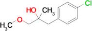 1-(4-Chlorophenyl)-3-methoxy-2-methylpropan-2-ol