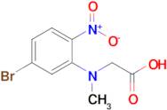 2-[(5-bromo-2-nitrophenyl)(methyl)amino]acetic acid