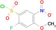 2-Fluoro-4-methoxy-5-nitrobenzene-1-sulfonyl chloride