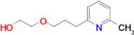 2-[3-(6-methylpyridin-2-yl)propoxy]ethan-1-ol