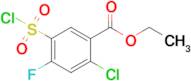 Ethyl 2-chloro-5-(chlorosulfonyl)-4-fluorobenzoate