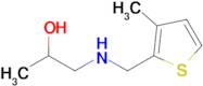 1-{[(3-methylthiophen-2-yl)methyl]amino}propan-2-ol