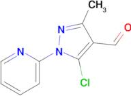 5-Chloro-3-methyl-1-(pyridin-2-yl)-1h-pyrazole-4-carbaldehyde