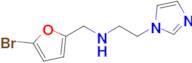 [(5-bromofuran-2-yl)methyl][2-(1h-imidazol-1-yl)ethyl]amine