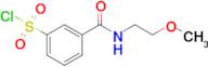 3-[(2-methoxyethyl)carbamoyl]benzene-1-sulfonyl chloride