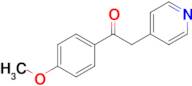 1-(4-Methoxyphenyl)-2-(pyridin-4-yl)ethan-1-one