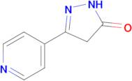 3-(pyridin-4-yl)-4,5-dihydro-1H-pyrazol-5-one