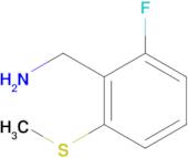 [2-fluoro-6-(methylsulfanyl)phenyl]methanamine