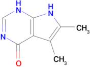 5,6-dimethyl-1H,4H,7H-pyrrolo[2,3-d]pyrimidin-4-one