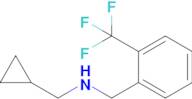 (Cyclopropylmethyl)({[2-(trifluoromethyl)phenyl]methyl})amine