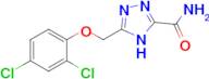 5-[(2,4-dichlorophenoxy)methyl]-4H-1,2,4-triazole-3-carboxamide
