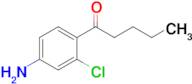 1-(4-Amino-2-chlorophenyl)pentan-1-one