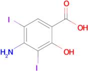 4-Amino-2-hydroxy-3,5-diiodobenzoic acid