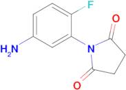 1-(5-Amino-2-fluorophenyl)pyrrolidine-2,5-dione
