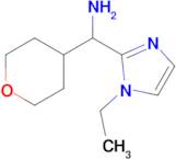 (1-Ethyl-1h-imidazol-2-yl)(oxan-4-yl)methanamine