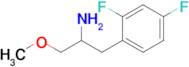 1-(2,4-Difluorophenyl)-3-methoxypropan-2-amine