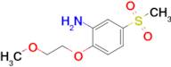 5-Methanesulfonyl-2-(2-methoxyethoxy)aniline