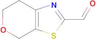 4h,6h,7h-Pyrano[4,3-d][1,3]thiazole-2-carbaldehyde