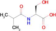 (2s)-3-Hydroxy-2-(2-methylpropanamido)propanoic acid