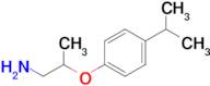 1-[(1-aminopropan-2-yl)oxy]-4-(propan-2-yl)benzene