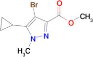 Methyl 4-bromo-5-cyclopropyl-1-methyl-1h-pyrazole-3-carboxylate