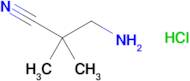3-Amino-2,2-dimethylpropanenitrile hydrochloride