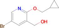 [5-bromo-2-(cyclopropylmethoxy)pyridin-3-yl]methanol