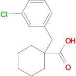 1-[(3-chlorophenyl)methyl]cyclohexane-1-carboxylic acid