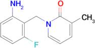 1-[(2-amino-6-fluorophenyl)methyl]-3-methyl-1,2-dihydropyridin-2-one