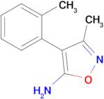 3-Methyl-4-(2-methylphenyl)-1,2-oxazol-5-amine