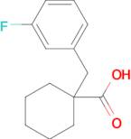 1-[(3-fluorophenyl)methyl]cyclohexane-1-carboxylic acid