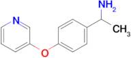 1-[4-(pyridin-3-yloxy)phenyl]ethan-1-amine