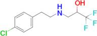 3-{[2-(4-chlorophenyl)ethyl]amino}-1,1,1-trifluoropropan-2-ol