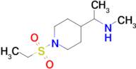 {1-[1-(ethanesulfonyl)piperidin-4-yl]ethyl}(methyl)amine