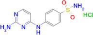 4-[(2-aminopyrimidin-4-yl)amino]benzene-1-sulfonamide hydrochloride