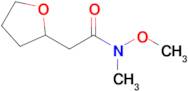 n-Methoxy-n-methyl-2-(oxolan-2-yl)acetamide