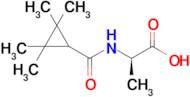 (2r)-2-[(2,2,3,3-tetramethylcyclopropyl)formamido]propanoic acid