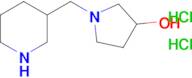 1-[(piperidin-3-yl)methyl]pyrrolidin-3-ol dihydrochloride