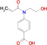 4-[n-(2-hydroxyethyl)prop-2-enamido]benzoic acid