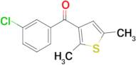 (3-Chlorophenyl)(2,5-dimethylthiophen-3-yl)methanone